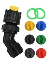 Electric Sprayer Heads And Nozzles Agriculture Greenhouse Sprayer Spray Head With 6 Pcs 0.1-0.6mm Nozzle Tips Garden Irrigation